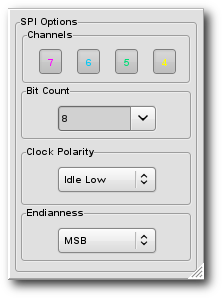 BitScope Logic | SPI Protocol Dialog